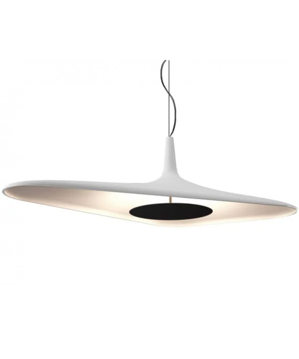 Luceplan - Soleil Noir Plafonnier H18,5 Blanc