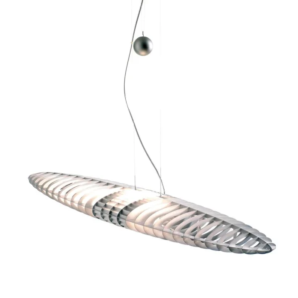 Luceplan Suspension Titania D17 Aluminium-filtres à lumière remplaçables