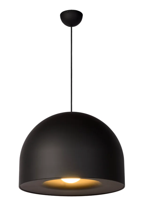 Lucide Akron - lampe suspendue - Ø 50 x 240 cm - noir