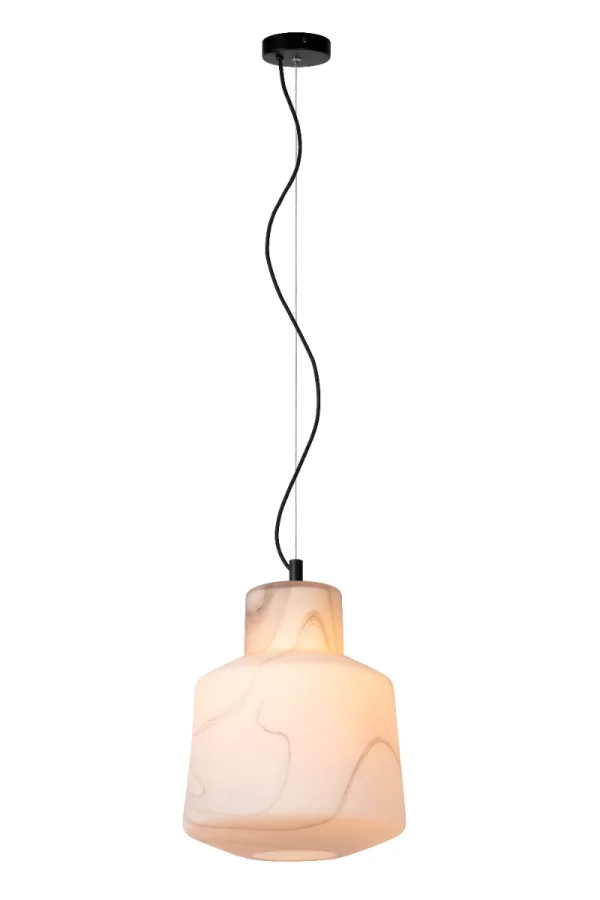Lucide Alistair - lampe suspendue - Ø 30 x 172 cm - blanc