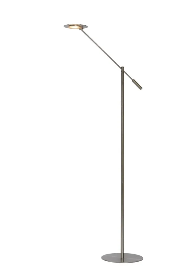 Lucide Anselmo - lampe de lecture - 25 x 25 x 140 - 9W LED inclus - chrome mat