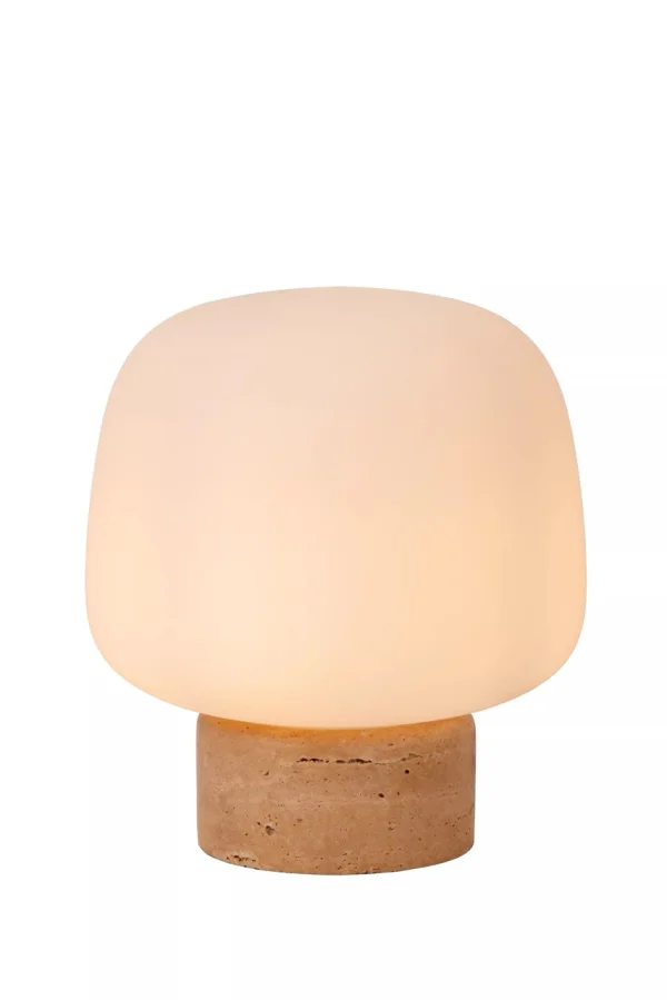 Lucide Anston - lampe à poser - Ø 22 x 24 cm - taupe