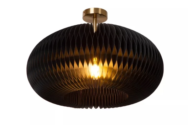 Lucide Armoni - plafonnier - Ø 52 x 26 cm - noir