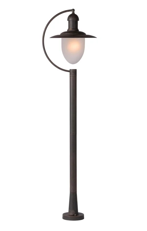 Lucide Aruba - lampe de jardin - 29,5 x 25 x 110 cm - IP44 - brun rouille