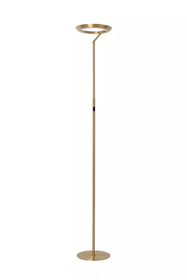 Lucide Celeste - lampadaire - Ø 28 x 174 cm - 21W dimmable LED inclus - laiton