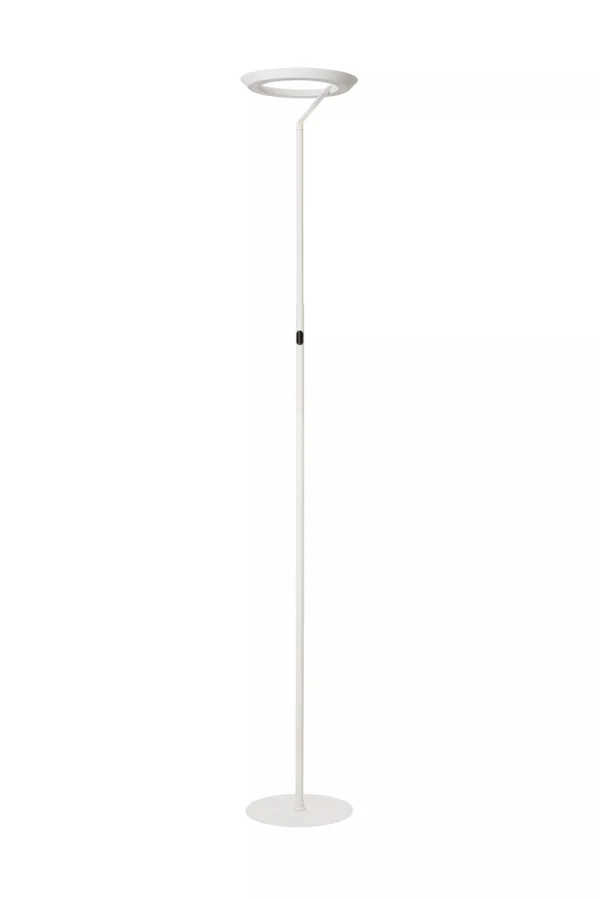 Lucide Celeste - lampadaire - Ø 28 x 174 cm - 21W LED dimmable inclus - blanc
