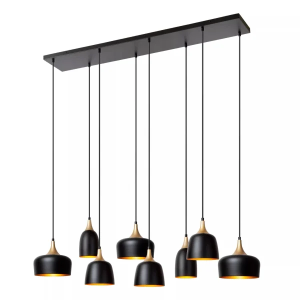 Lucide Chayanne - lampe suspendue - 125 x 35 x 156,5 cm - noir