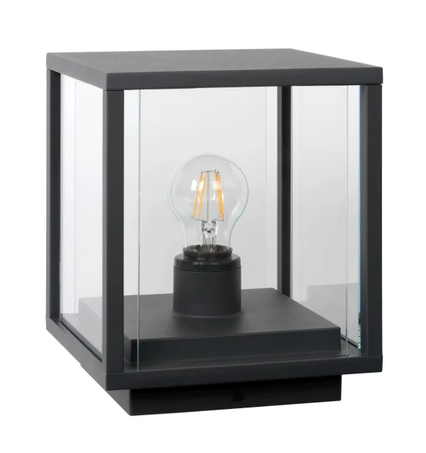 Lucide claire - lampe socle - 20 x 24,5 cm - IP54 - anthracite