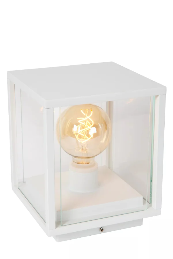 Lucide Claire - lampe sur pied - 20 x 20 x 24,5 cm - IP54 - blanc