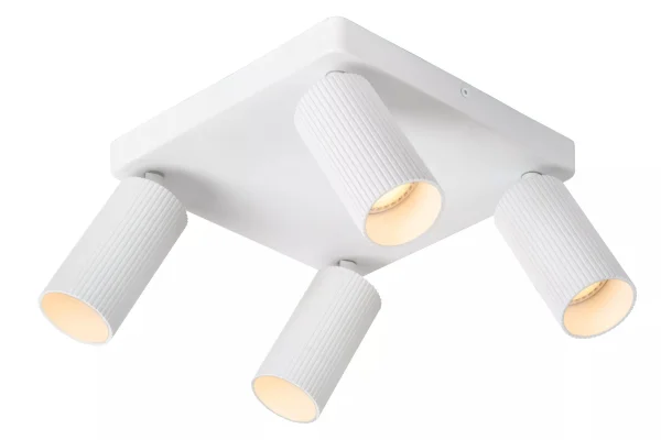 Lucide Clubs - spot en saillie - 24 x 24 x 14,9 cm - blanc