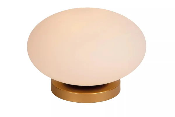 Lucide Elysee - lampe à poser - Ø 30 x 21 cm - or et opale