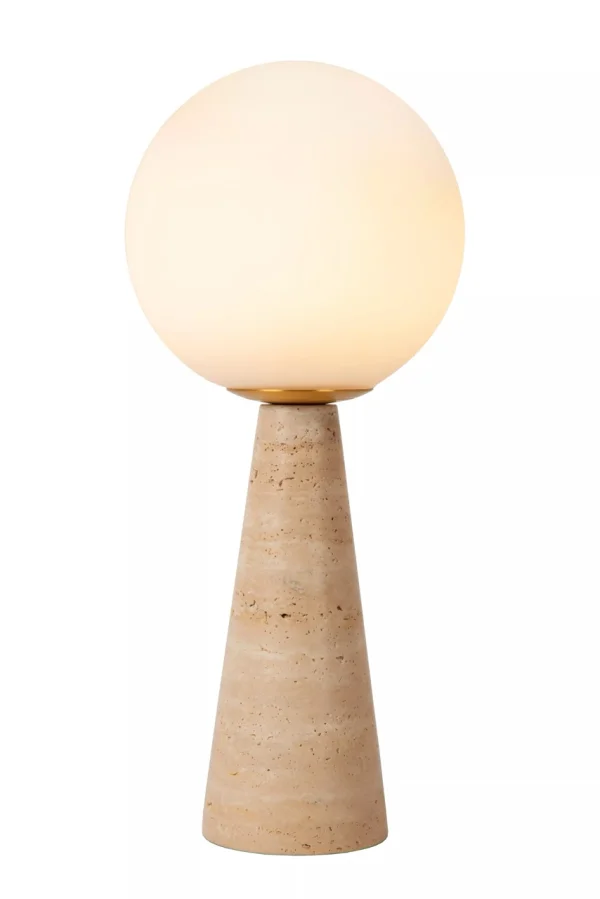 Lucide Evin - lampe à poser - Ø 20 x 45,5 cm - taupe