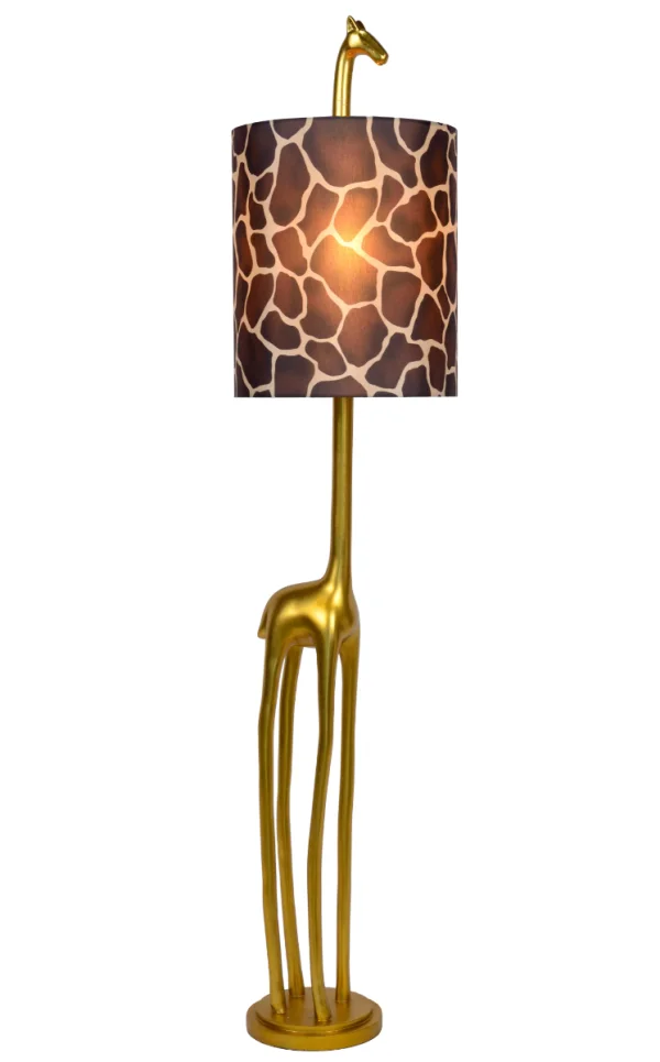 Lucide Extravaganza Miss Tall - lampadaire - Ø 31,5 x 160 cm - or mat