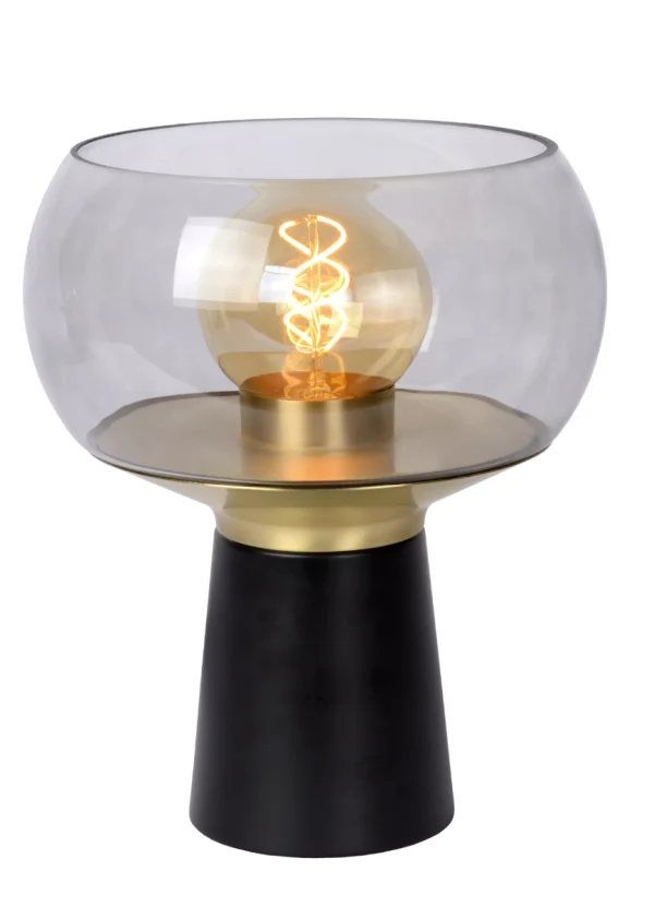 Lucide Farris - lampe à poser - Ø 24 x 28 cm - noir