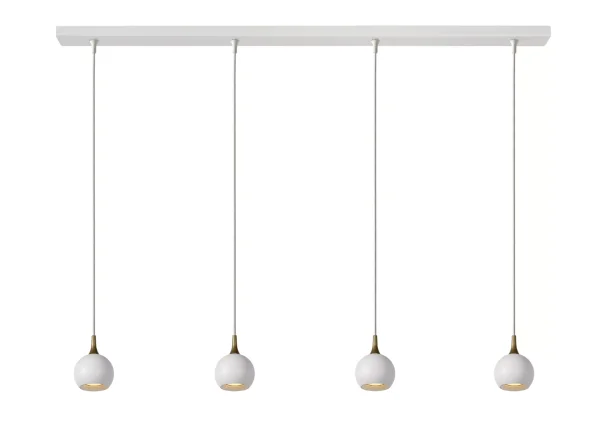 Lucide Favori - lampe suspendue - 100 x 10 x 100 cm - blanc