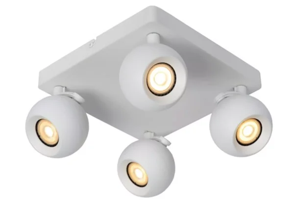 Lucide Favori - spot apparent - 24 x 24 x 11,8 cm - blanc