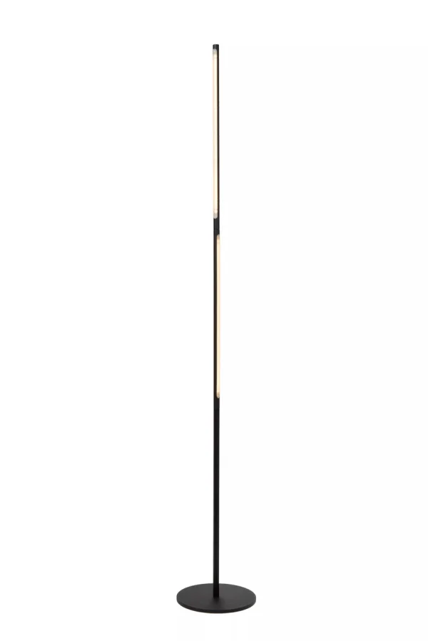 Lucide Finan - lampadaire - Ø 25 x 170 cm - 3 step dimmer - 30W dimmable LED inclus - noir