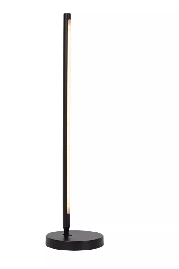 Lucide Finan - lampe à poser - Ø 2 x 59,8 cm - variateur tactile - 9W LED dimmable inclus - noir