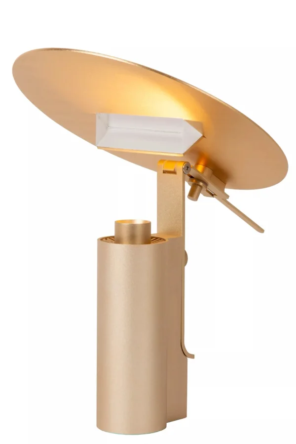Lucide Fits - lampe à poser - 25,2 x 20 x 29,5 cm - 8W LED inclus - or
