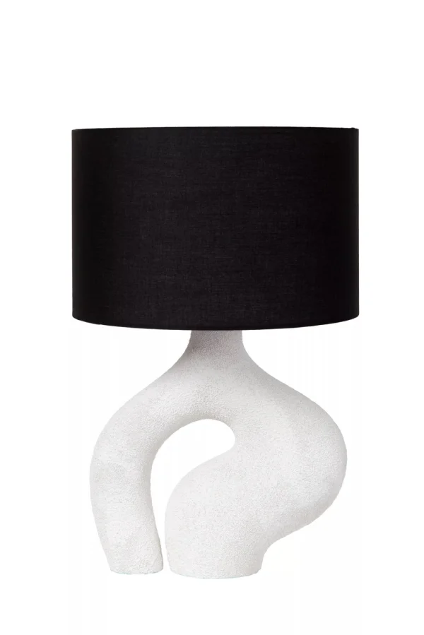 Lucide Forma - lampe à poser - Ø 34 x 54 cm - blanc et noir