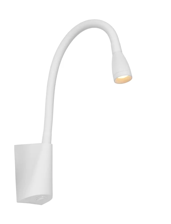 Lucide Galen - lampe de chevet - 62 x 35 x 25 cm - 3W LED inclus - blanc