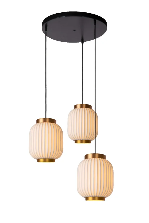 Lucide Gosse - lampe suspendue - 40 x 40 x 170 cm - blanc