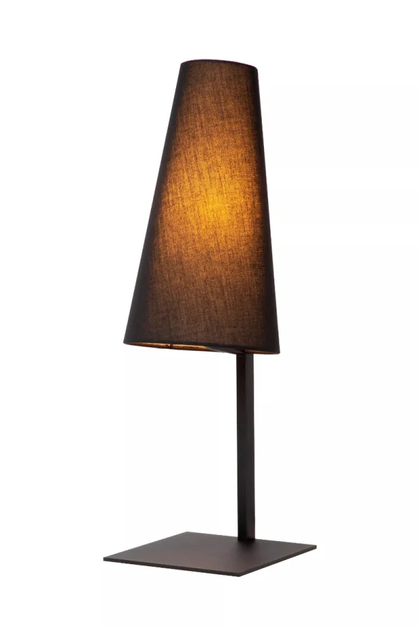 Lucide Gregory - lampe à poser - Ø 18 x 56 cm - noir