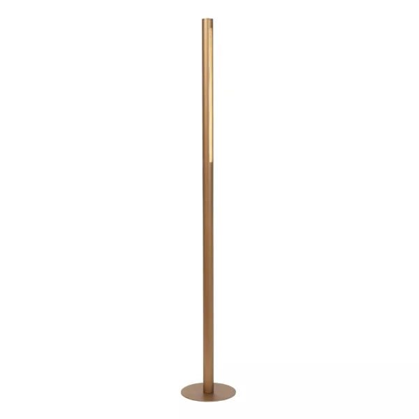 Lucide Griffith - lampadaire avec variateur tactile - Ø 21 x 140 cm - 18W dimmable LED inclus - bronze