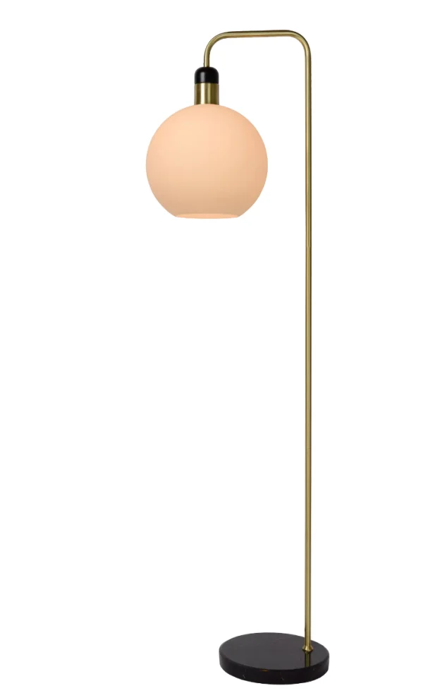 Lucide Julius - lampadaire - Ø 47 x 158 cm - opale