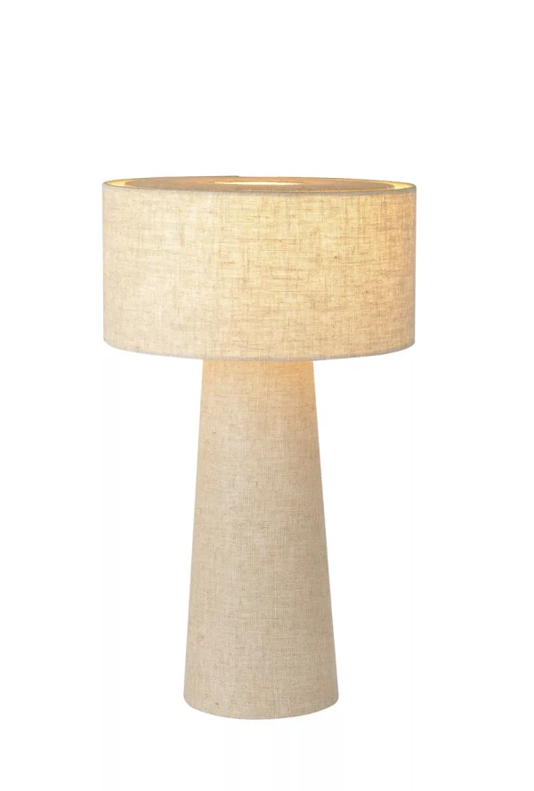 Lucide Leeroy - lampe à poser - Ø 30 x 50 cm - taupe