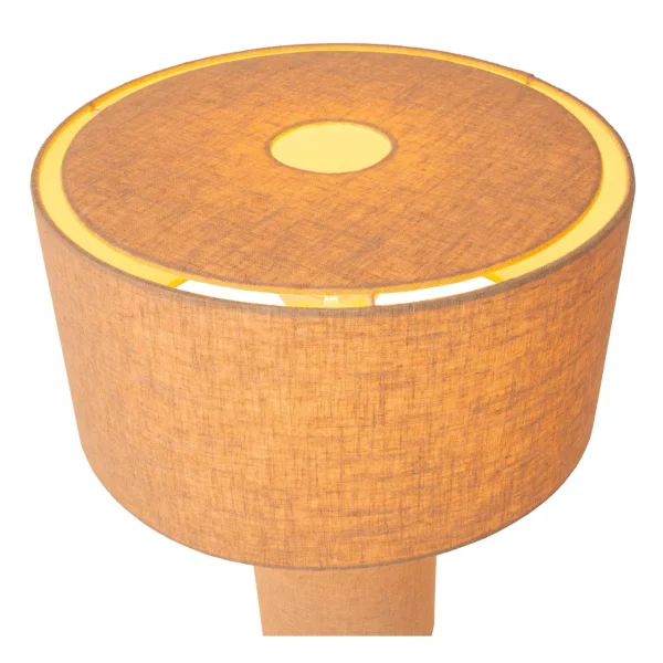Lucide Leeroy - lampe à poser - Ø 42 x 52 cm - taupe