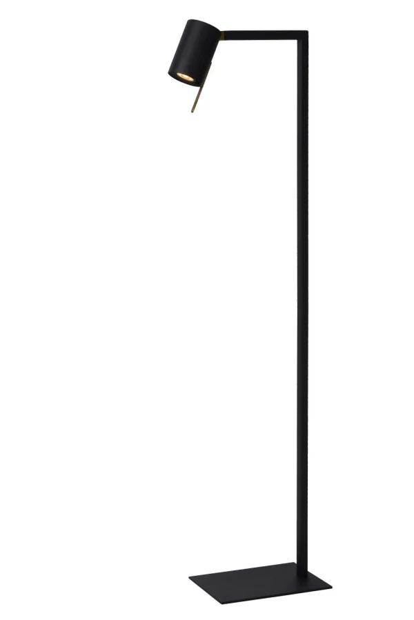 Lucide Lesley - lampadaire - 128cm - noir
