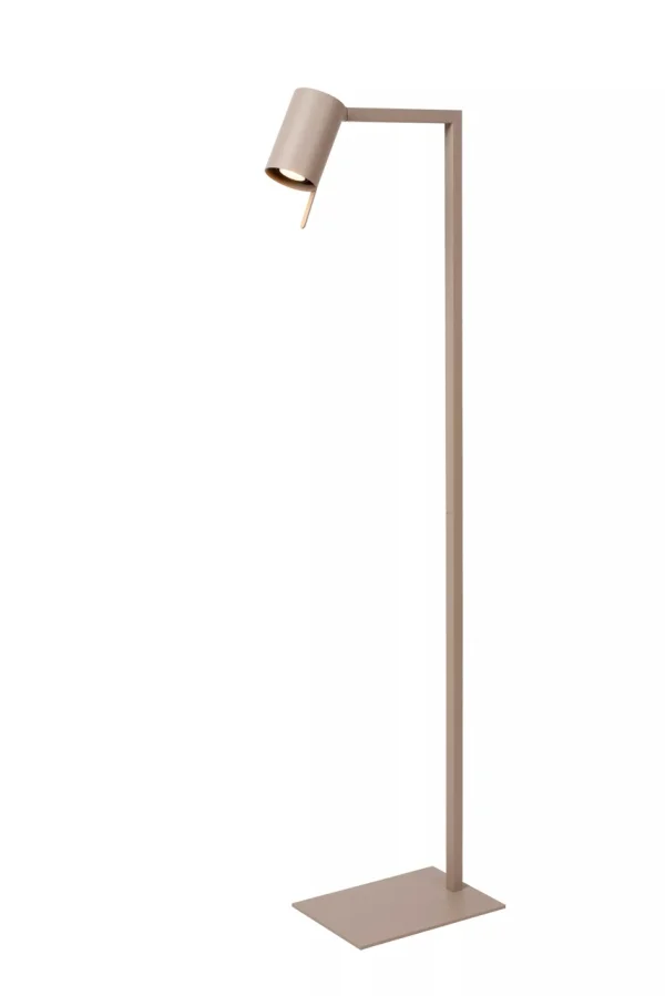 Lucide Lesley - lampadaire - 34 x 20 x 130 cm - taupe