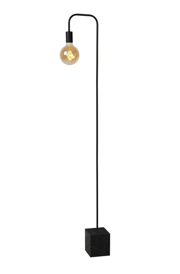 Lucide Lorin - lampadaire - 14 x 28 x 160 cm - noir