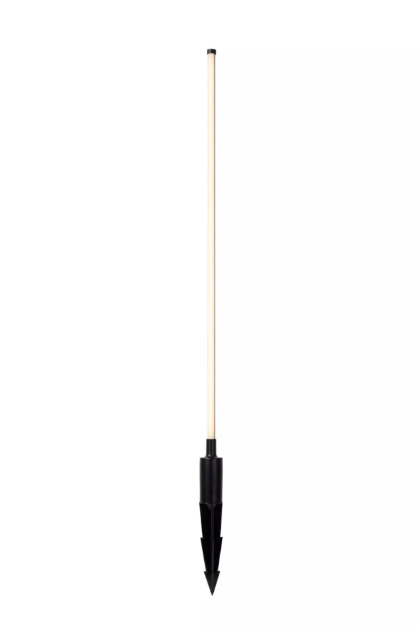 Lucide Lornex - spot de sol sur piquet - Ø 4,9 x 98 cm - 6W LED inclus - IP54 - noir
