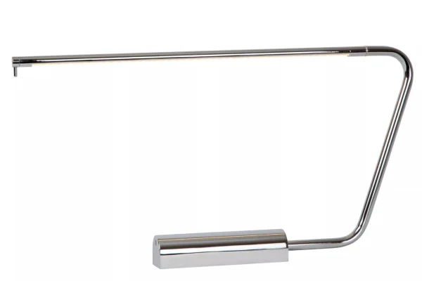 Lucide Madison - lampe de bureau - 62,5 x 5,5 x 33 cm - 6,5W LED dimmable inclus - chrome