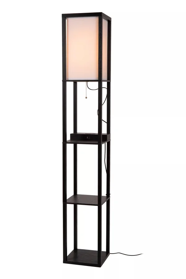 Lucide Menno - lampadaire - 26 x 26 x 162,7 cm - noir