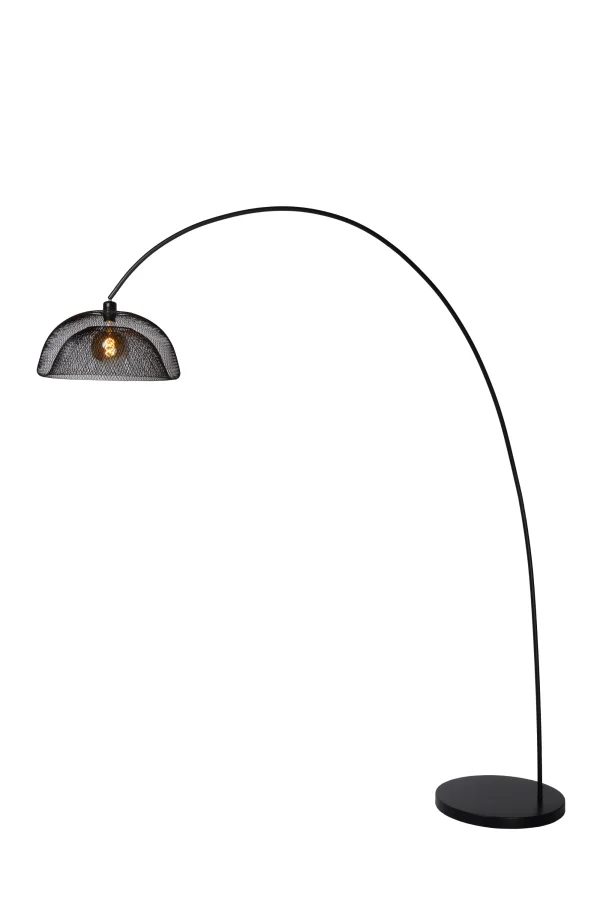 Lucide Mesh - lampadaire - 200 cm - noir