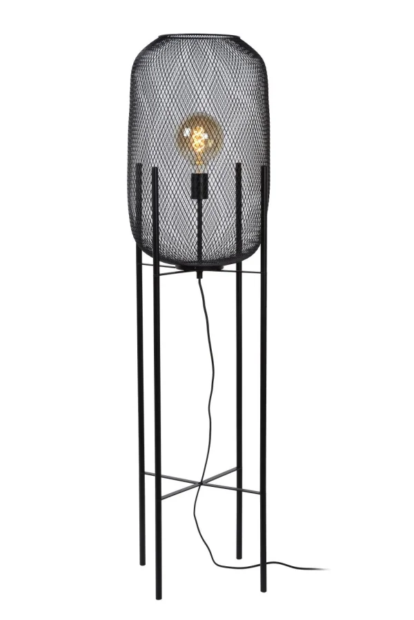 Lucide Mesh - Lampadaire - Ø 35 x 135 cm - noir