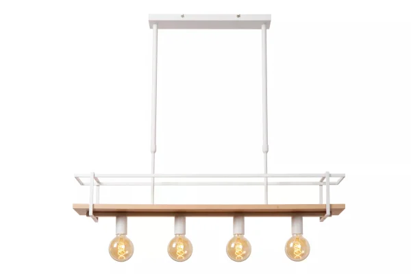 Lucide Milonga - lampe suspendue - 100 x 20 x 130 cm - blanc