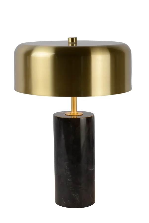 Lucide Mirasol - lampe à poser - 36,5 cm - noir et or