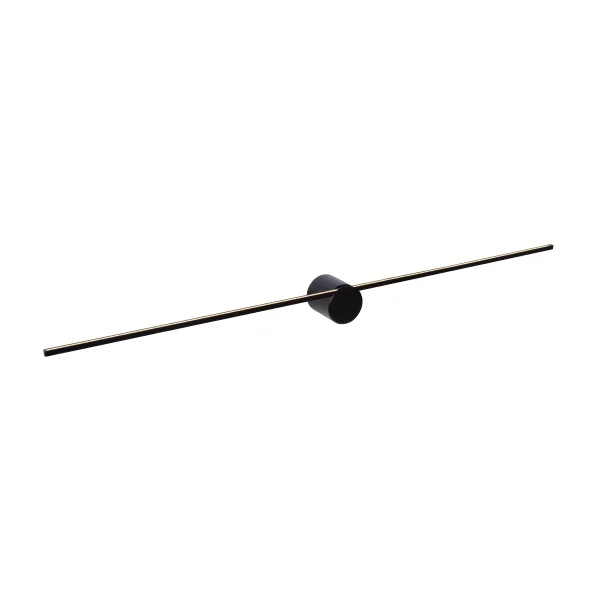 Lucide Mizar - applique murale - 90 x 7,2 x 6,5 cm - 10W LED inclus - IP44 - noir