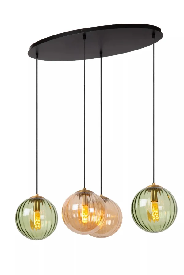 Lucide Monsaraz - lampe suspendue - 95 x 50 x 150 cm - multicolore