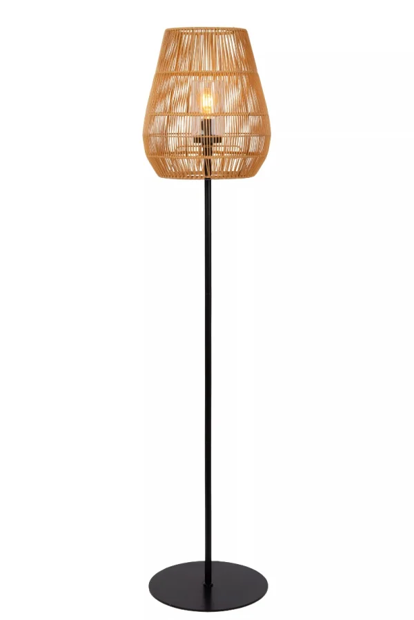 Lucide Nerida - lampadaire d'extérieur - Ø 35 x 154 cm - IP44 - naturel