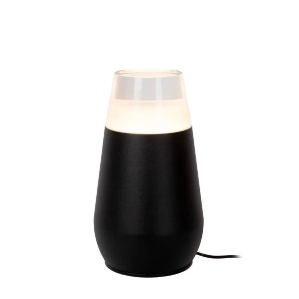 Lucide Opus - lampe de jardin - Ø 14,5 x 28 cm - 9W LED inclus - IP54 - noir