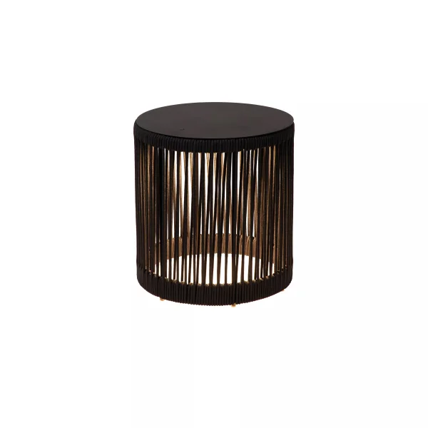Lucide Pingi - lampadaire rechargeable - Ø 33,5 x 36,5 cm - 3 niveaux de gradation - IP44 - noir