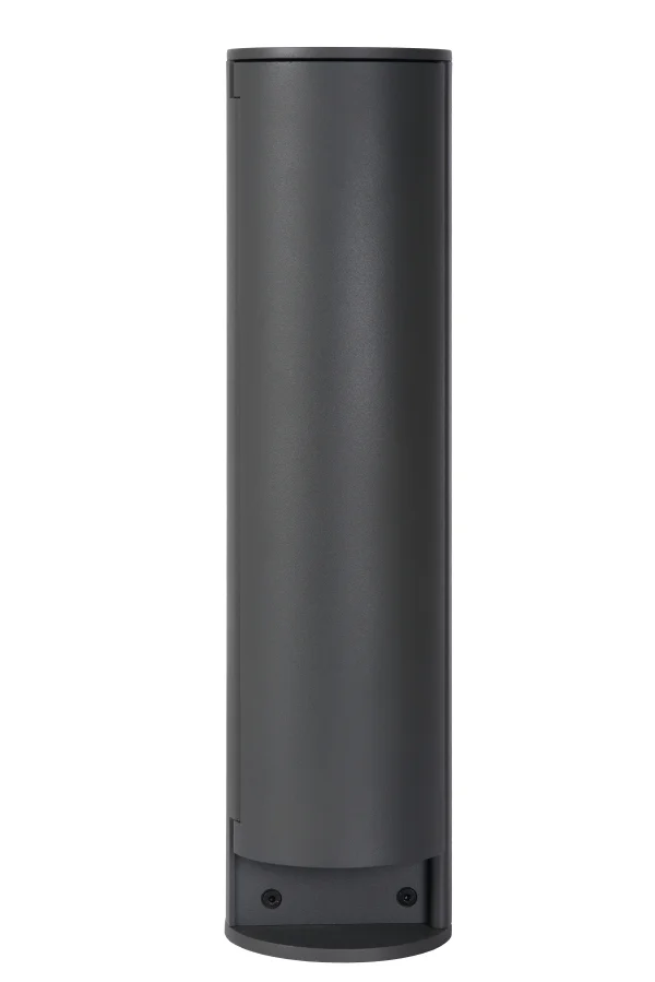 Lucide Powerpoint - poteau avec prises - 10 x 10 x 40 cm - IP44 - anthracite - 2 prises latérales (version néerlandaise)