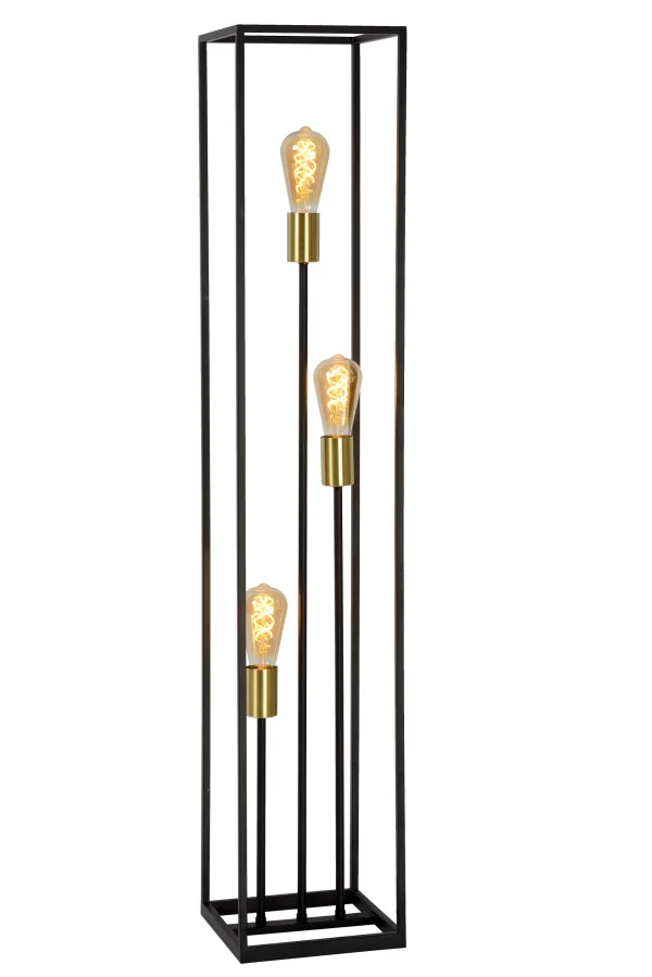Lucide Ruben - lampadaire - 120 cm - noir