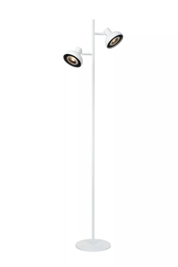 Lucide Sensas - lampadaire - 30 x 22 x 137,9 cm - blanc