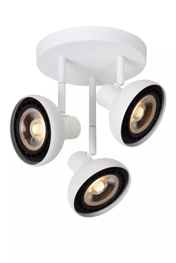Lucide Sensas - spot en saillie - Ø 25,8 cm x 26,8 cm - blanc